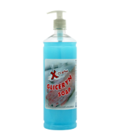 Sapun lichid - SAPUN LICHID GLICERYN SOAP BLUE SOFT 1L CU POMPITA  - Dacris94.ro