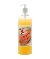 Sapun lichid - SAPUN LICHID GLICERYN SOAP OLIVIA 1L CU POMPITA  - Dacris94.ro
