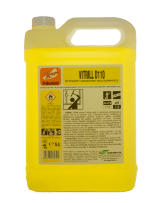 Detergenti bucatarie - VITRILL D110 CANISTRA 5L CONCENTRAT - Dacris94.ro