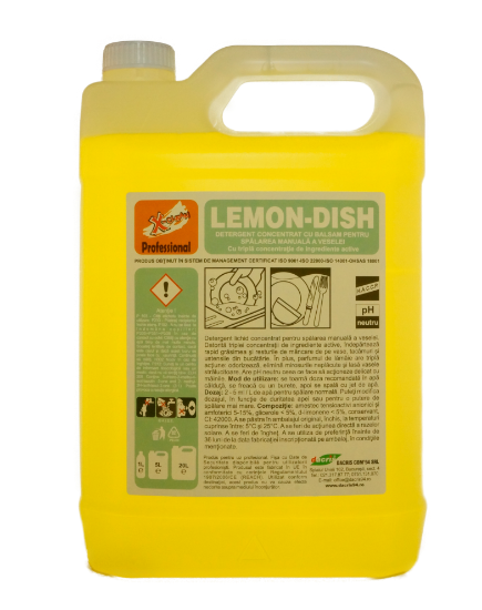 Picture of LEMON DISH PROFESSIONAL 5L CANISTRA (DETERGENT PROFESIONAL VASE)