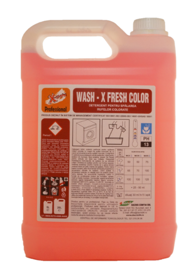 Picture of Detergent rufe WASH-X FRESH COLOR 5L CANISTRA 
