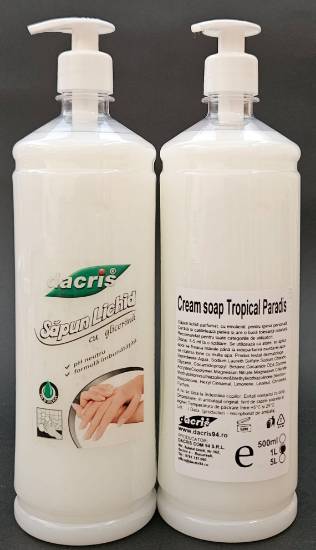 Picture of SAPUN LICHID GLICERYN SOAP- CREAM SOAP TROPICAL PARADISE 1L - POMPITA 
